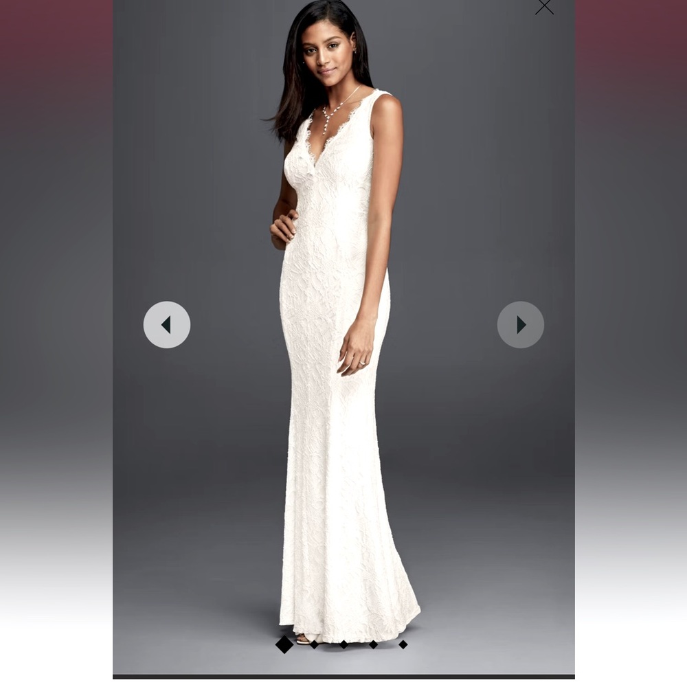 David’s Bridal Size 6 Wedding or Vow Renewal Dress